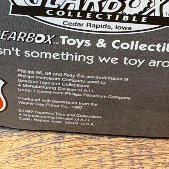 Phillips 66 gasoline limited edition die cast metal collector gas pump replica - Picture 6 of 8